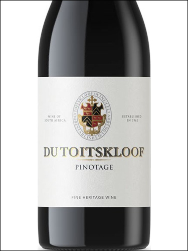 фото Du Toitskloof Pinotage Дю Тоитсклуф Пинотаж ЮАР вино красное