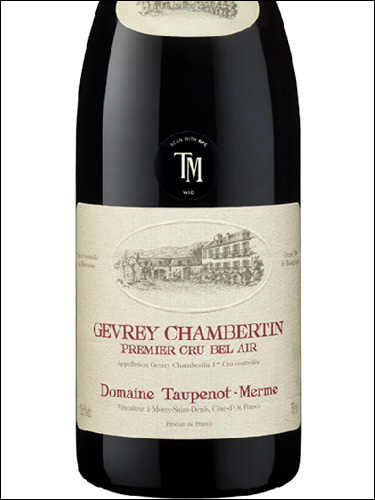 фото Domaine Taupenot-Merme Gevrey Chambertin Premier Cru Bel Air AOC Домен Топено-Мерм Жевре Шамбертен Премье Крю Бель Эр Франция вино красное