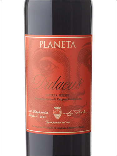 фото Planeta Didacus Cabernet Franc Menfi DOC Планета Дидакус Каберне Фран Менфи Италия вино красное