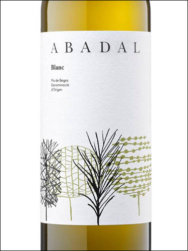фото вино Abadal Blanc Pla de Bages DO 