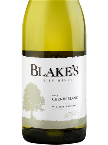 фото Blake's Family Wines Chenin Blanc Western Cape WO Блэйк'с Фэмили Вайнс Шенен Блан Вестерн Кейп ЮАР вино белое