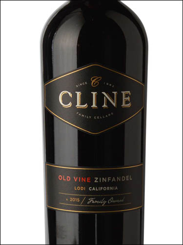 фото Cline Old Vine Zinfandel Lodi Клайн Олд Вайн Зинфандель Лодай США вино красное