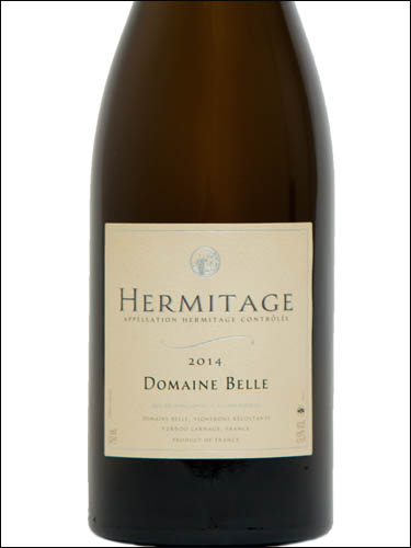 фото Domaine Belle Hermitage Blanc AOC Домен Бель Эрмитаж Блан Франция вино белое