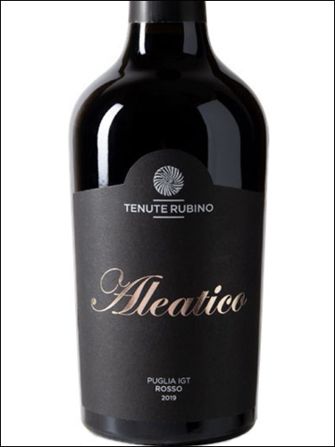 фото Tenute Rubino Aleatico Puglia Passito IGP Тенуте Рубино Алеатико Пулья Пассито Италия вино красное