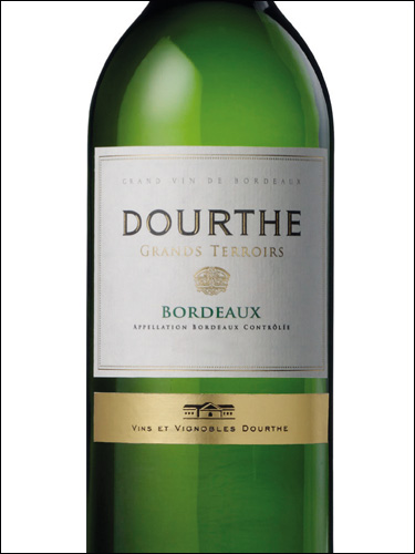 фото Dourthe Grands Terroirs Bordeaux Blanc Sec AOC  Дурт Гран Терруар Бордо Блан Сек Франция вино белое