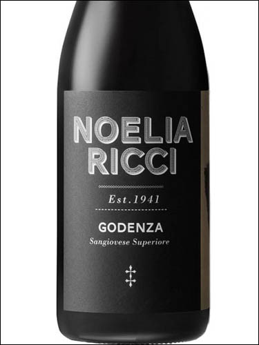 фото Noelia Ricci Godenza Romagna Sangiovese Superiore DOC Ноэлия Риччи Годенца Романья Санджовезе Супериоре Италия вино красное