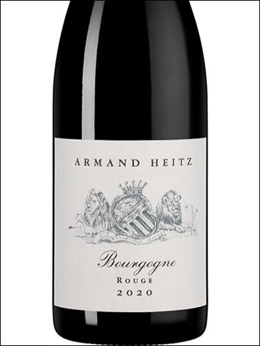 фото Armand Heitz Bourgogne Pinot Noir AOC Арман Хейтц Бургонь Пино Нуар Франция вино красное