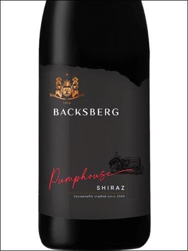 фото Backsberg Family Tree Pumphouse Shiraz Баксберг Фэмили Три Пампхауз Шираз ЮАР вино красное