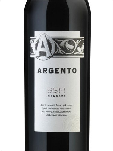 фото Argento Bonarda-Shiraz-Malbec Аргенто Бонарда Шираз Мальбек Аргентина вино красное