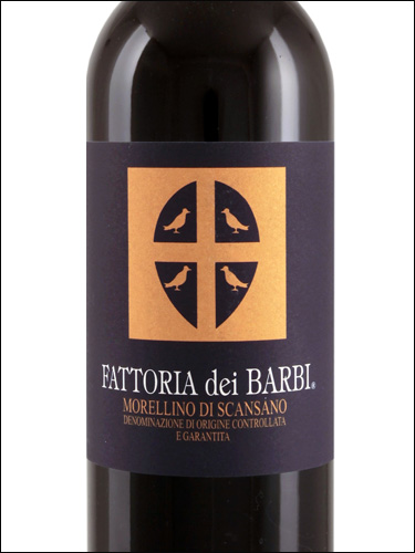 фото Fattoria dei Barbi Morellino di Scansano DOCG Фаттория дей Барби Мореллино ди Скансано Италия вино красное