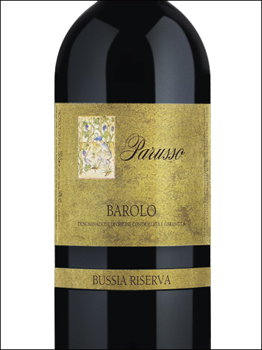фото Parusso Barolo Bussia Riserva Oro DOCG Паруссо Бароло Буссия Ризерва Оро Италия вино красное
