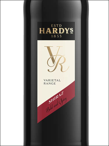 фото Hardys VR Shiraz Хардис ВР Шираз Австралия вино красное