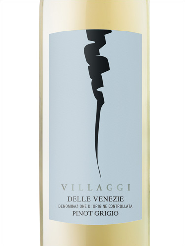 фото Villaggi Pinot Grigio delle Venezie IGT Вилладжи Пино Гриджио деле Венеция Италия вино белое