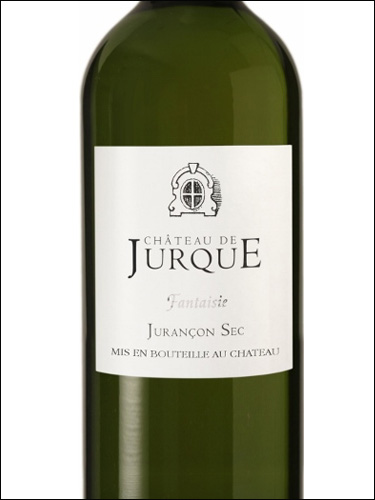 фото Chateau de Jurque Fantaisie Jurancon Sec AOC Шато де Жюрк Фантези Жюрансон Сек Франция вино белое