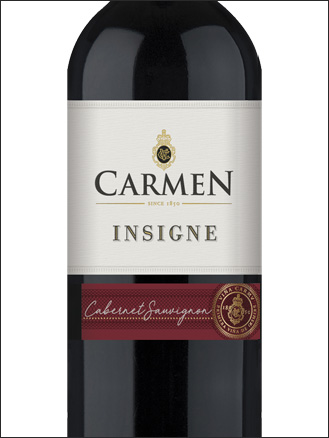 фото Carmen Insigne Cabernet Sauvignon Кармен Инсигне Каберне Совиньон Чили вино красное