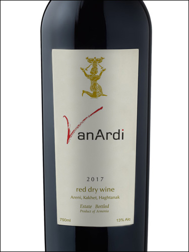 фото Van Ardi Areni-Kakhet-Haghtanak Red Dry Ван Арди Арени-Кахет-Ахтанак красное сухое Армения вино красное
