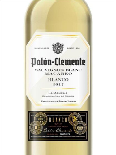 фото вино Paton-Clemente Verdejo Sauvignon Blanc La Mancha DO 