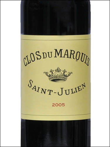 фото Clos du Marquis Saint-Julien AOC Кло дю Марки Сен-Жюльен Франция вино красное
