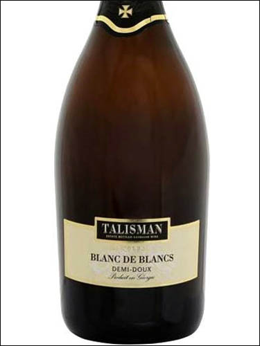 фото Talisman Blanc de Blancs demi-doux Талисман Блан де Блан Деми-Ду Грузия вино белое