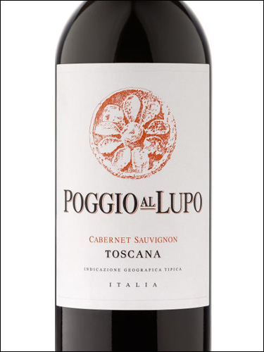 фото Poggio al Lupo Cabernet Sauvignon Toscana IGT Поджо аль Лупо Каберне Совиньон Тоскана Италия вино красное