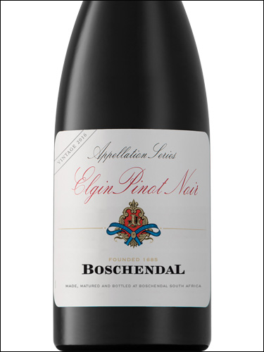 фото Boschendal Elgin Pinot Noir Бошендаль Элгин Пино Нуар ЮАР вино красное