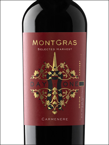 фото MontGras Day One Carmenere МонтГрас Дэй Ван Карменер Чили вино красное