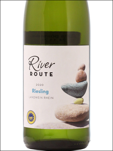 фото River Route Riesling Rheinhessen Ривер Рут Рислинг Рейнхессен Германия вино белое