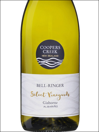 фото Coopers Creek Bell-Ringer Select Vineyards Albarino Gisborne Куперс Крик Белл-Рингер Виньярдс Альбариньо Гисборн Новая Зеландия вино белое