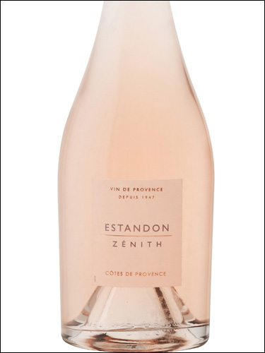 фото Estandon Zenith Rose Cotes de Provence AOP Эстандон Зенит Розе Кот де Прованс Франция вино розовое