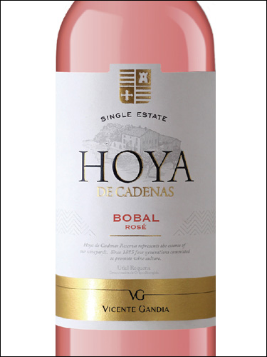 фото вино Hoya de Cadenas Bobal Rose Utiel-Requena DO 