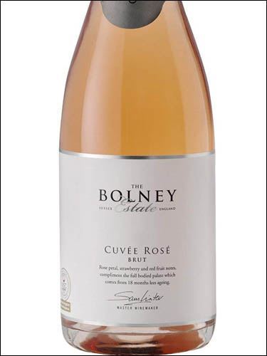 фото Bolney Estate Cuvee Rose Brut Болни Истейт Кюве Роуз Брют Великобритания вино розовое