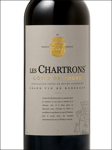 фото Les Chartrons Cotes de Bourg AOC Ле Шатрон Кот де Бур Франция вино красное