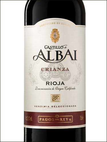 фото Castillo de Albai Crianza Rioja DOC Кастильо де Альбаи Крианца Риоха ДОК Испания вино красное
