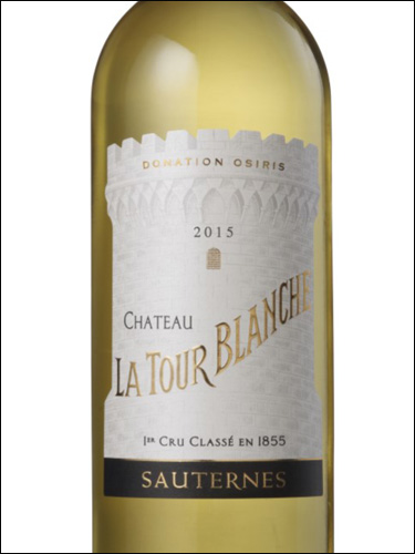 фото Chateau La Tour Blanche 1-er Cru Grand Cru Classe Sauternes AOC Шато Ла Тур Бланш Сотерн Франция вино белое