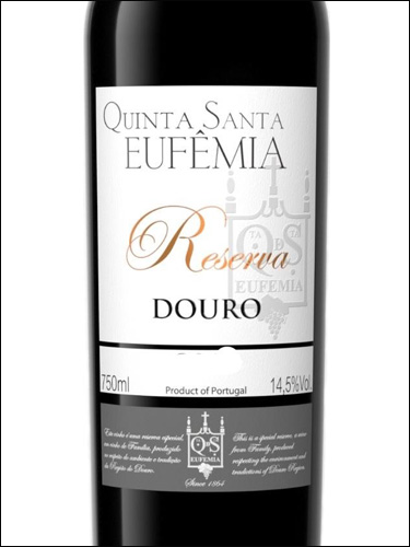 фото Quinta Santa Eufemia Tinto Reserva Douro DOC (Кинта Санта Эуфемия Тинту Резерва Дору Португалия вино красное