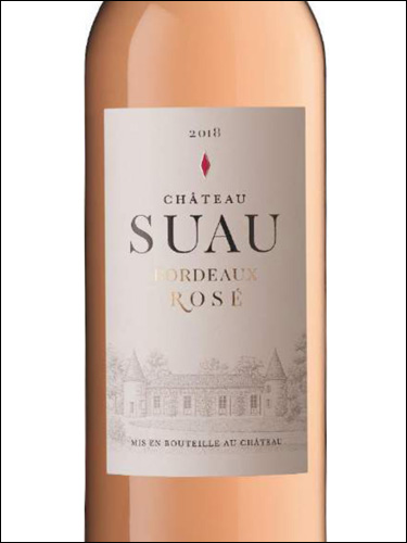 фото Chateau Suau Bordeaux Rose AOC Шато Сюо Бордо Розе Франция вино розовое