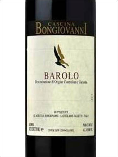 фото Cascina Bongiovanni Barolo DOCG Кашина Бонджованни Бароло Италия вино красное