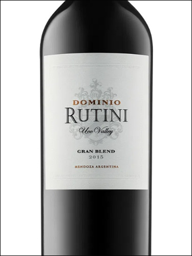фото Rutini Dominio Gran Blend Рутини Доминио Гран Бленд Аргентина вино красное