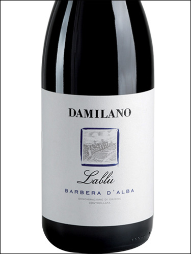 фото Damilano Lablu Barbera d'Alba DOC Дамилано Лаблю Барбера д'Альба Италия вино красное