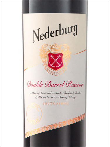 фото Nederburg Double Barrel Reserve Red Blend Недербург Дабл Баррель Резерв Ред Бленд ЮАР вино красное