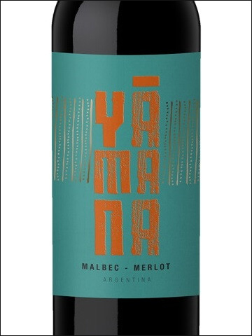 фото Yamana Merlot-Malbec Ямана Мерло-Мальбек Аргентина вино красное