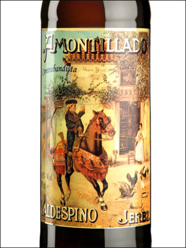 фото Valdespino Amontillado Contrabandista Вальдеспино Амонтильядо Контрабандиста Испания вино белое