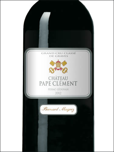 фото Chateau Pape Clement Rouge Grand Cru Classe de Graves Pessac-Leognan AOC Шато Пап Клеман Руж Пессак-Леоньян Франция вино красное