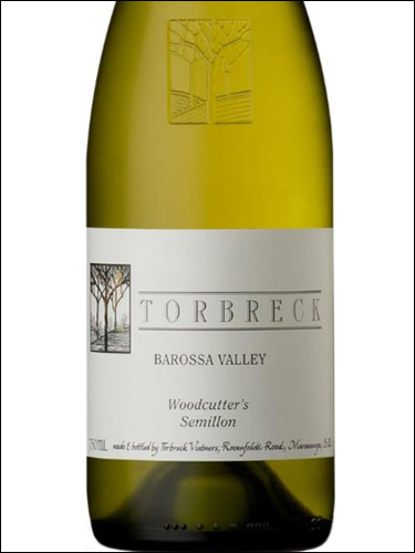 фото Torbreck Woodcutter's Semillon Barossa Valley Торбрек Вудкаттерс Семильон Долина Баросса Австралия вино белое
