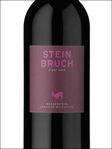 фото Besserstein Steinbruch Pinot Noir Aargau AOC Бессерштайн Штайнбрух Пино Нуар Аргау Швейцария вино красное