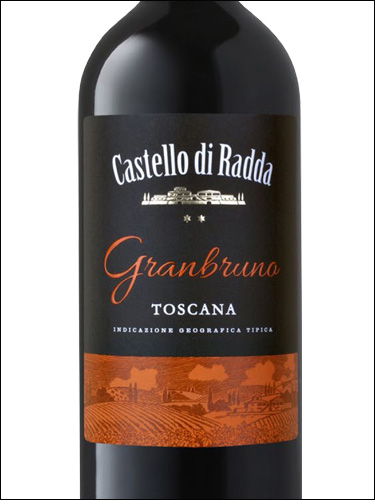 фото Castello di Radda Granbruno Toscana Rosso IGT Кастелло ди Радда Гранбруно Тоскана Россо Италия вино красное