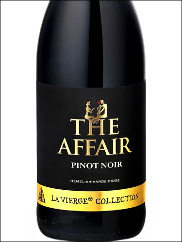 фото La Vierge The Affair Pinot Noir Ла Вьерж Зе Эффейр Пино Нуар ЮАР вино красное