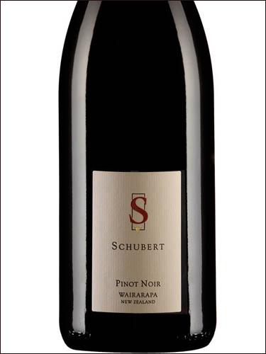 фото Schubert Pinot Noir Wairarapa Шуберт Пино Нуар Вайрарапа Новая Зеландия вино красное