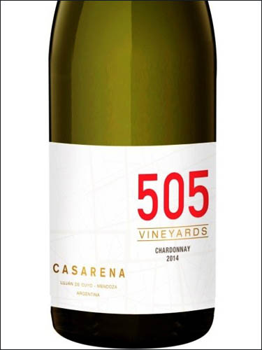 фото Casarena 505 Chardonnay Касарена 505 Шардоне Аргентина вино белое