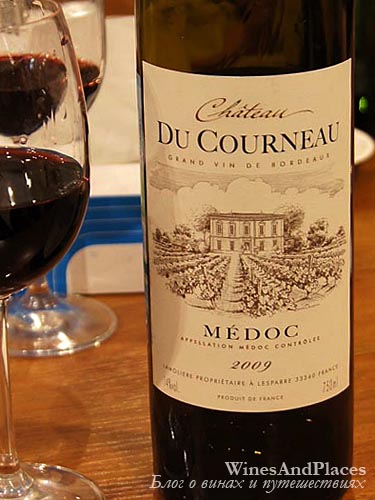 фото Chateau du Courneau AOC Medoc Шато дю Курно Медок Франция вино красное